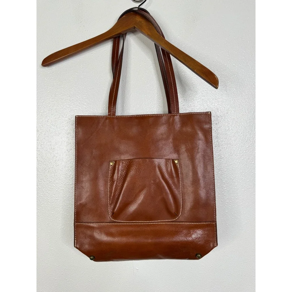 Patricia Nash Toscano Tote Tooled Leather Shoulder Bag Florence Tan P50707 NWT - Picture 2 of 8